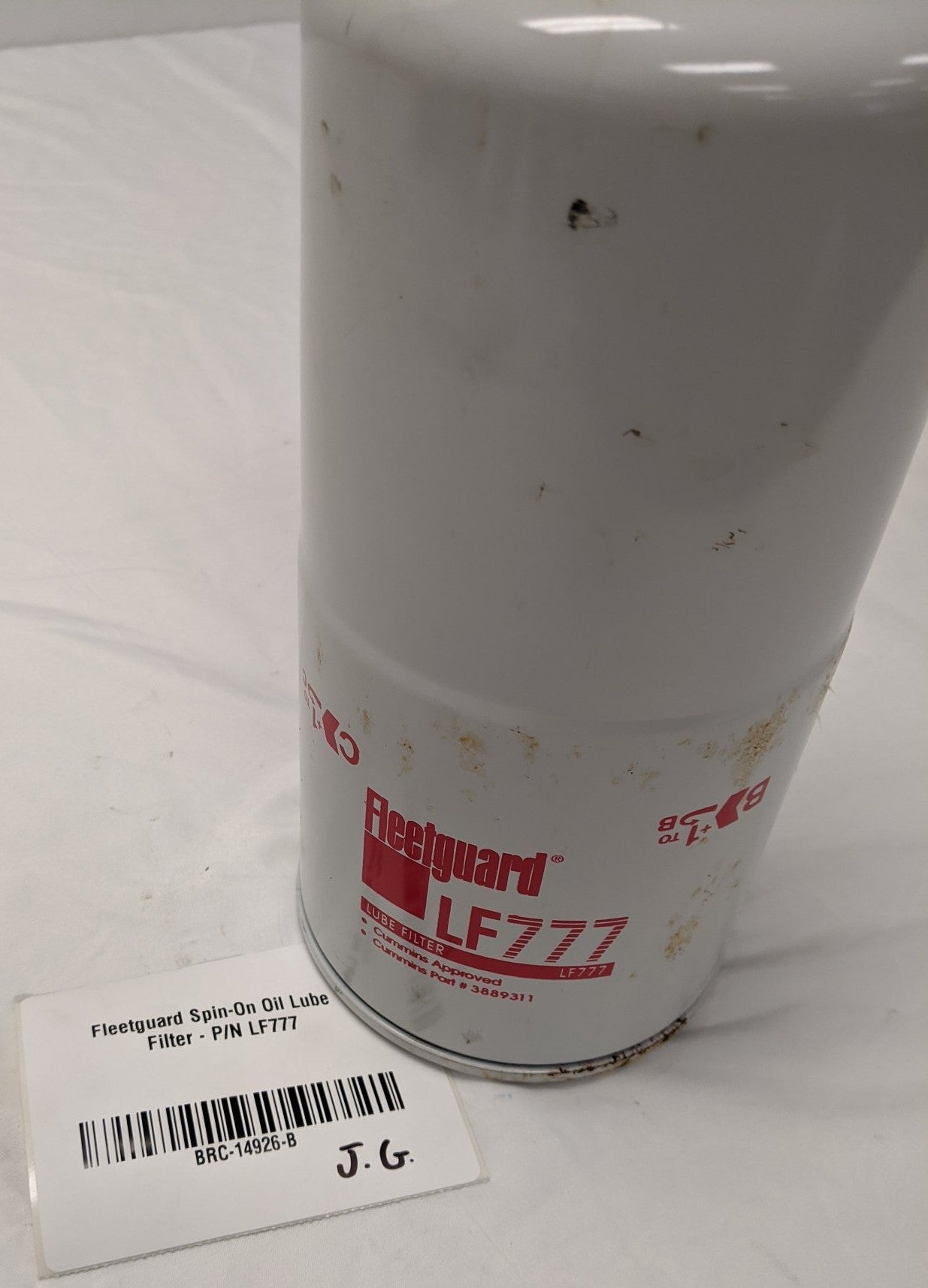 Fleetguard Spin-On Oil Lube Filter - P/N LF777