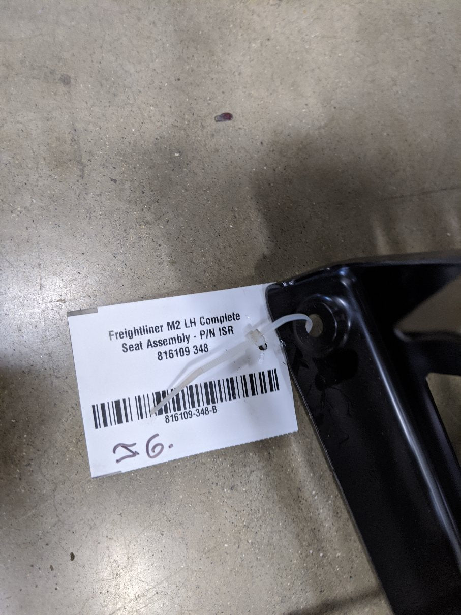 Freightliner M2 LH Complete Seat Assembly - P/N ISR 816109 348