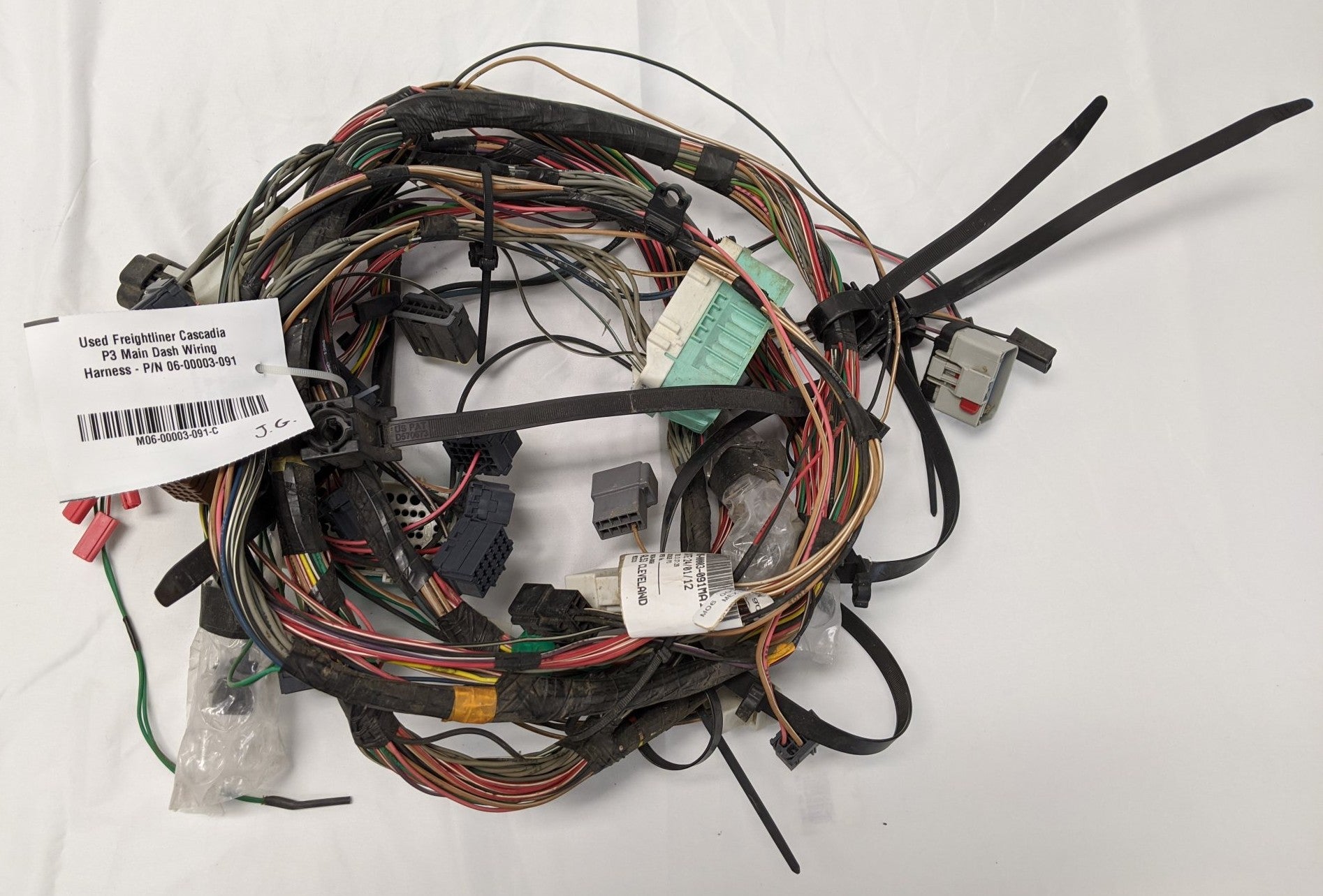 Used Freightliner Cascadia P3 Main Dash Wiring Harness - P/N 06-00003-091