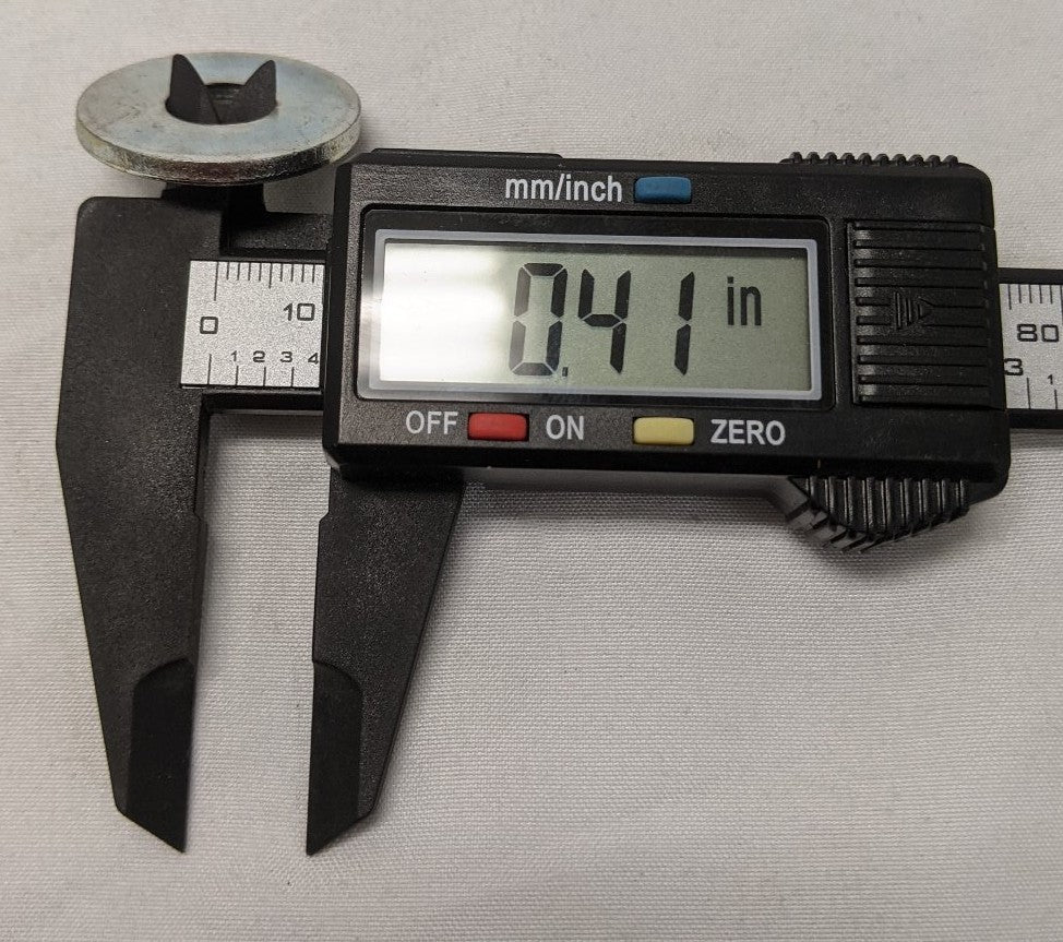 M10 Zinc Plated Steel B Washers - 28mm x 3mm - Lot of 50 - Heavy Duty Flat Washers