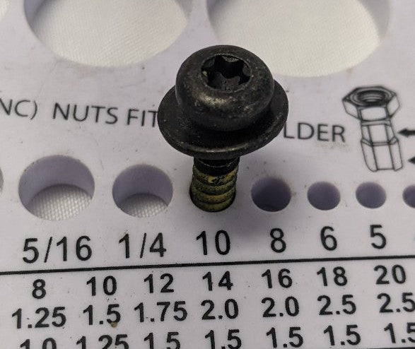 *Lot of 200* New #10-16 X 7/8" Type B Black Oxide Pan Head (Torx) Rolling Screw