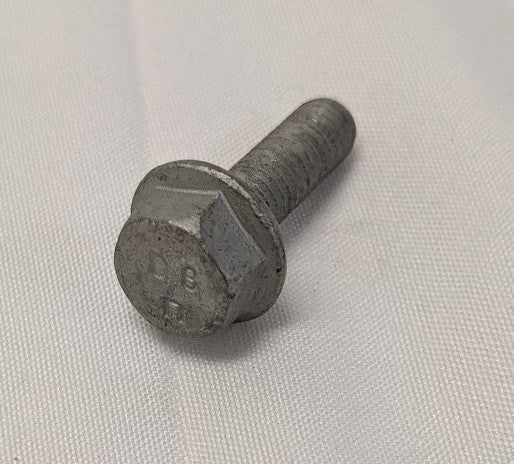 M6-1mm x 20mm Grade 8.8 Flange Bolts - Galvanized Steel, Fully Threaded, Lot of 50