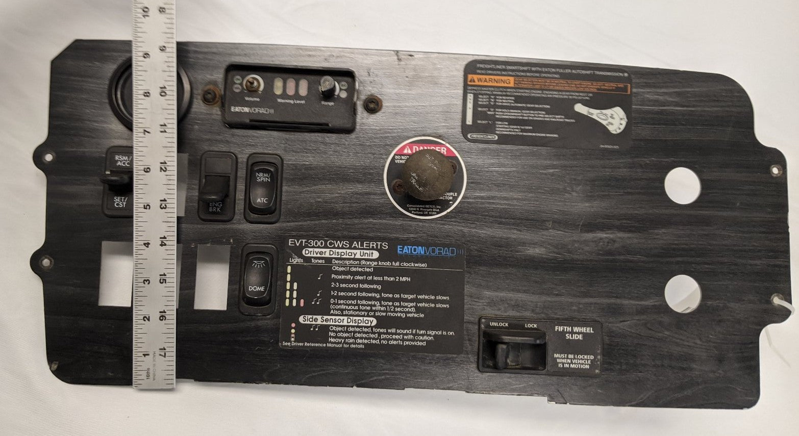 Freightliner Columbia Auxiliary Dash Instrument Panel 22-45867-010