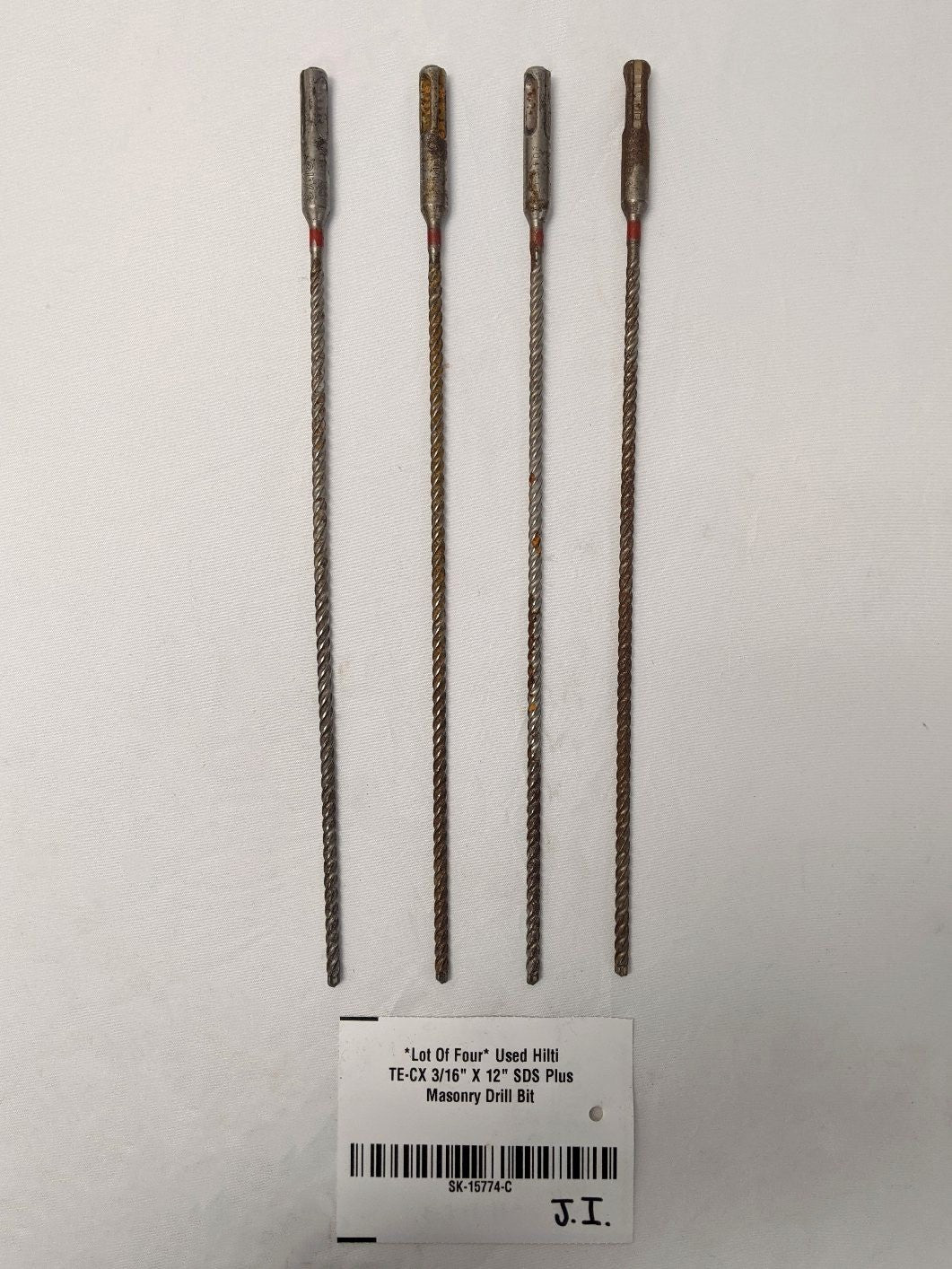 Hilti TE-CX 3/16x12 SDS Plus Masonry Drill Bit - Lot of 4