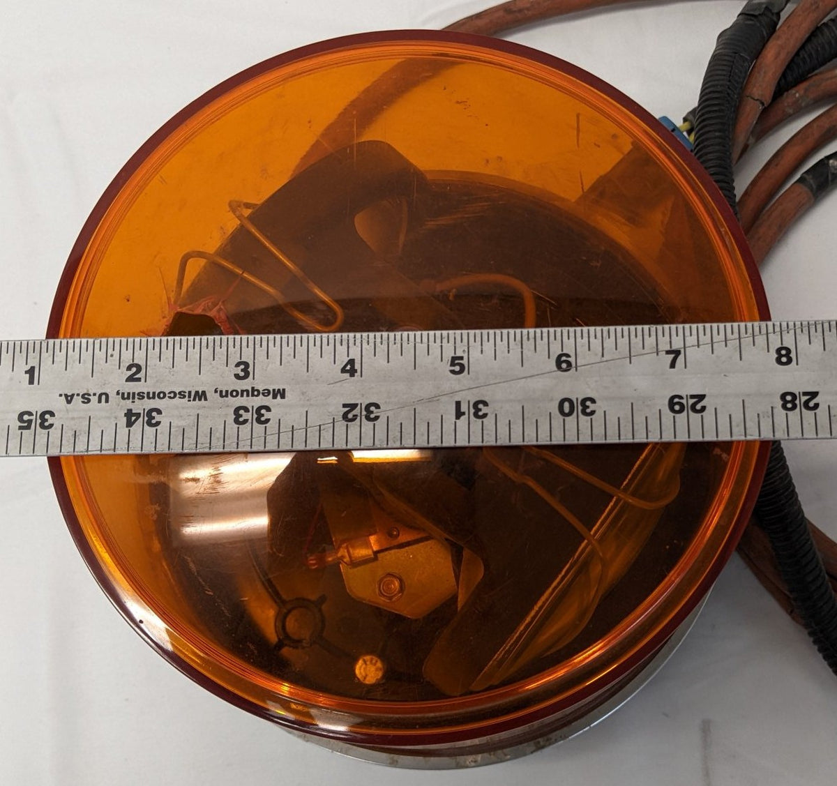 Damaged Signal Stat Amber Automotive Warning Strobe Light - P/N 330