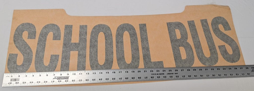 Def School Bus Sticker School Bus Decal Stickers Fluorescent Yellow PN# TH150531 38