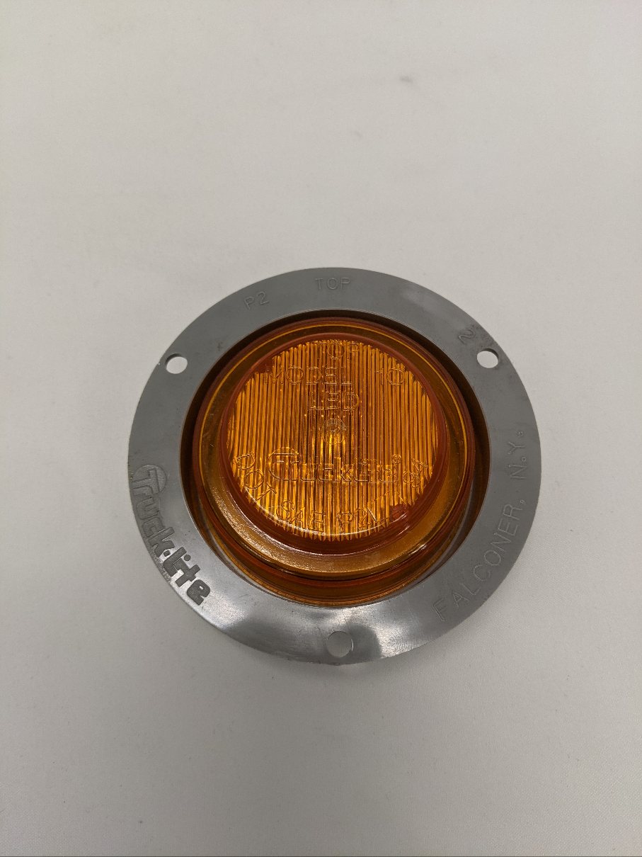 New Truck-Lite Yellow LED With Flange Marker Light - P/N 10251Y (10109640573244)