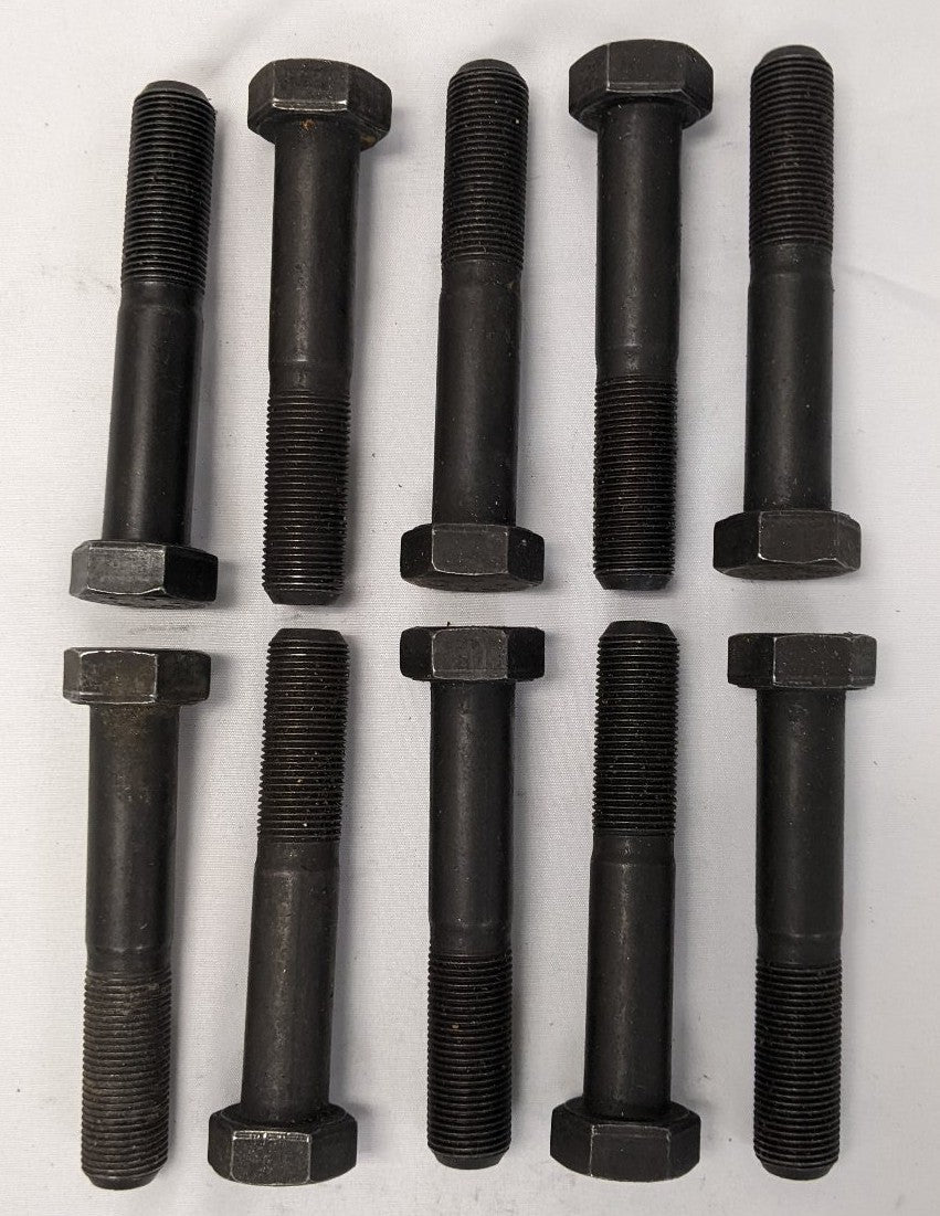M18-1.5mm x 100mm Grade 10.9 Hex Bolts Partial Thread Lot/10