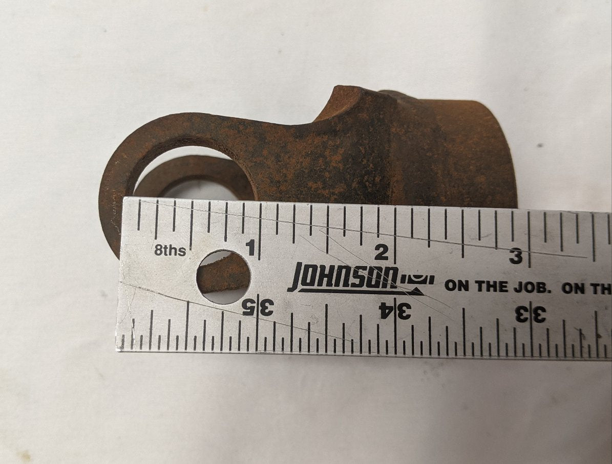 1 1/4" Round Bore, 1/4" Keyway, & Set Screw Implement Yoke - Used