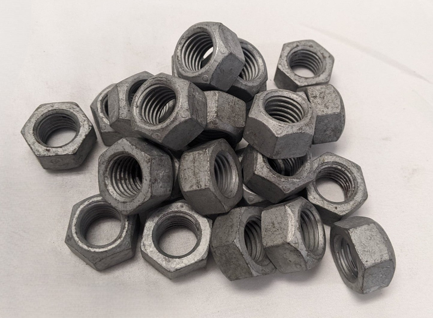 *Lot of 25* New 3/4"-10 Coarse Thread Grade 8 Steel Galvanized Lock Nuts