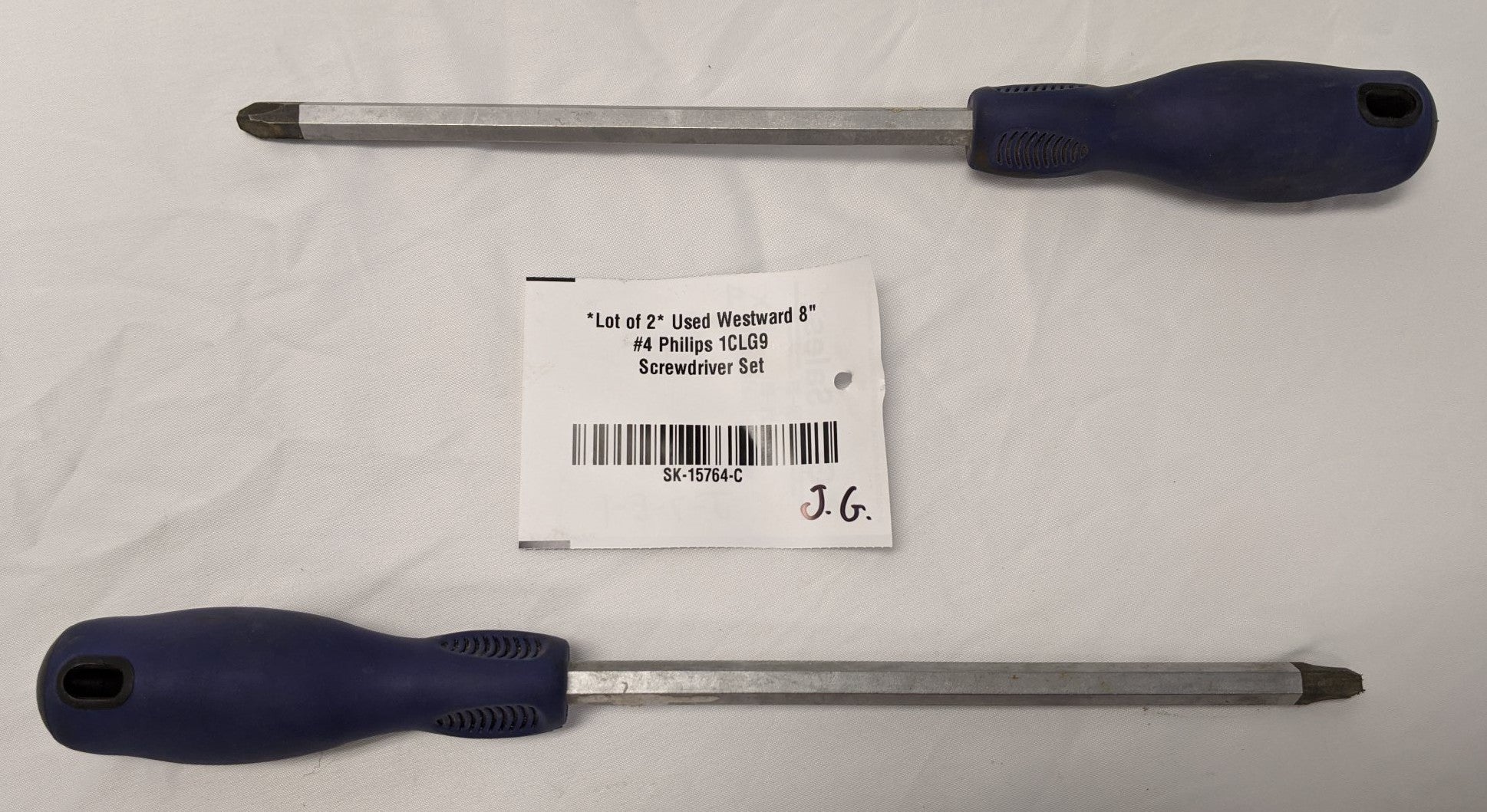 Westward 8" Phillips #4 Screwdriver (2-Pack) - 1CLG9