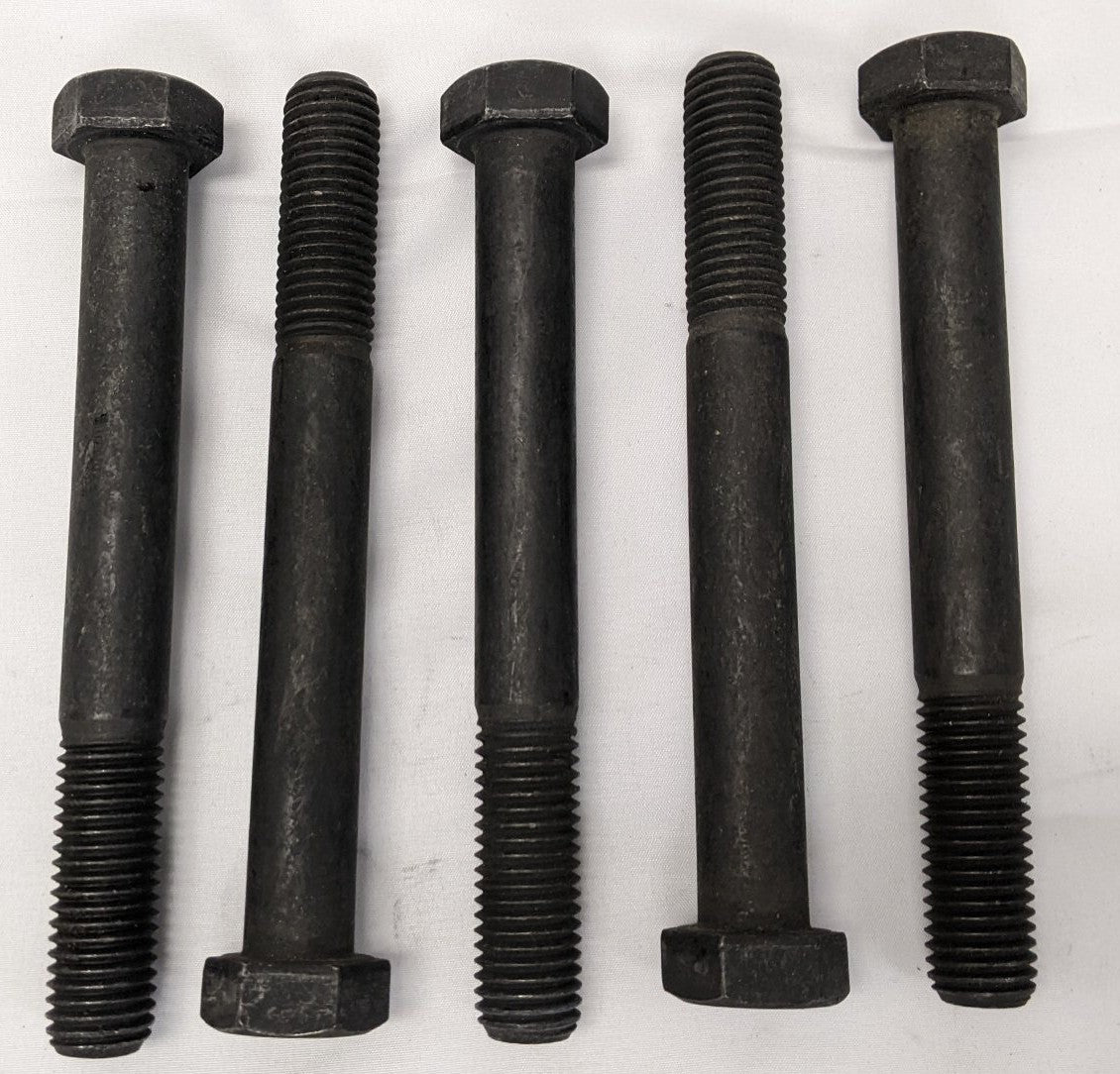 3/4"-10 x 6-3/8" Coarse Grade 8 Black Oxide Hex Bolts | Lot/5