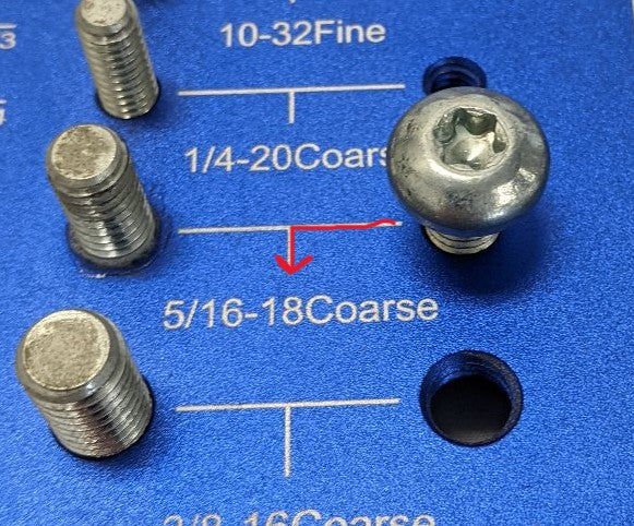 5/16"-18 x 1-1/16" Torx T40 Pan Head Lag Screws Zinc Lot 100