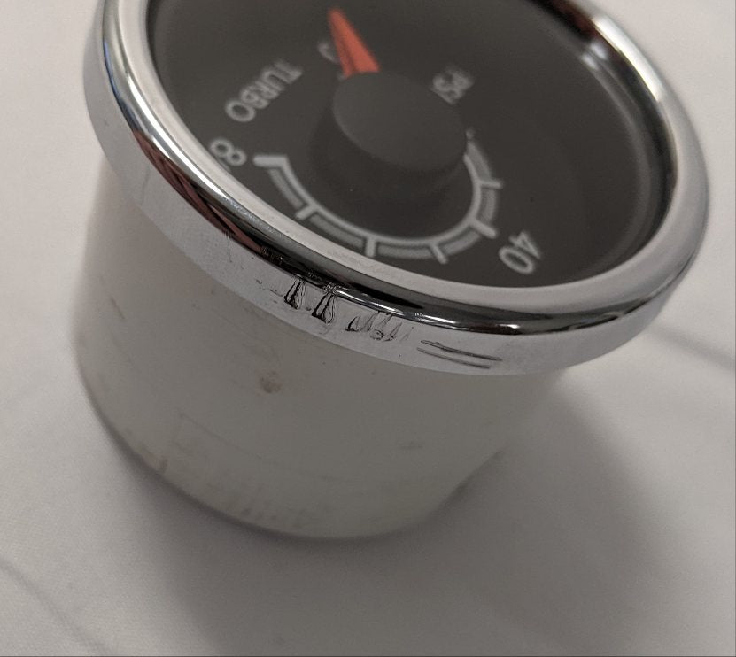 Damaged Western Star Turbo Air Pressure PSI Gauge w/o Mount - P/N A22-73647-102