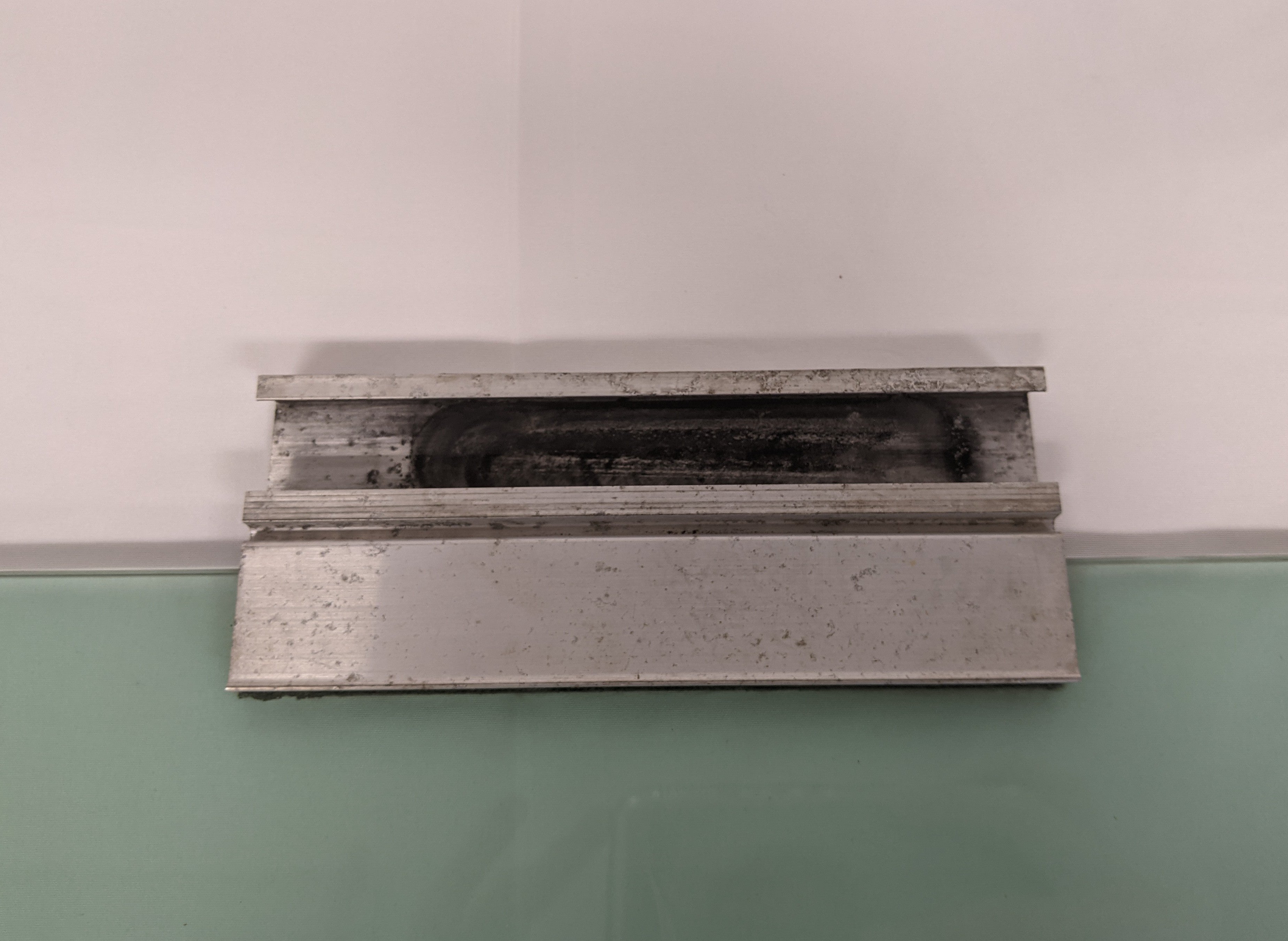 Used Freightliner FLD LH Cab Door Manual Tinted Window Glass - P/N 18-17450-001 (4023642423382)