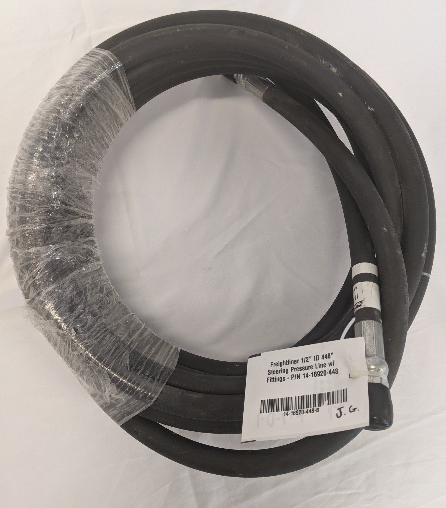 Freightliner 448" Steering Pressure Line w/ Fittings - 14-16920-448