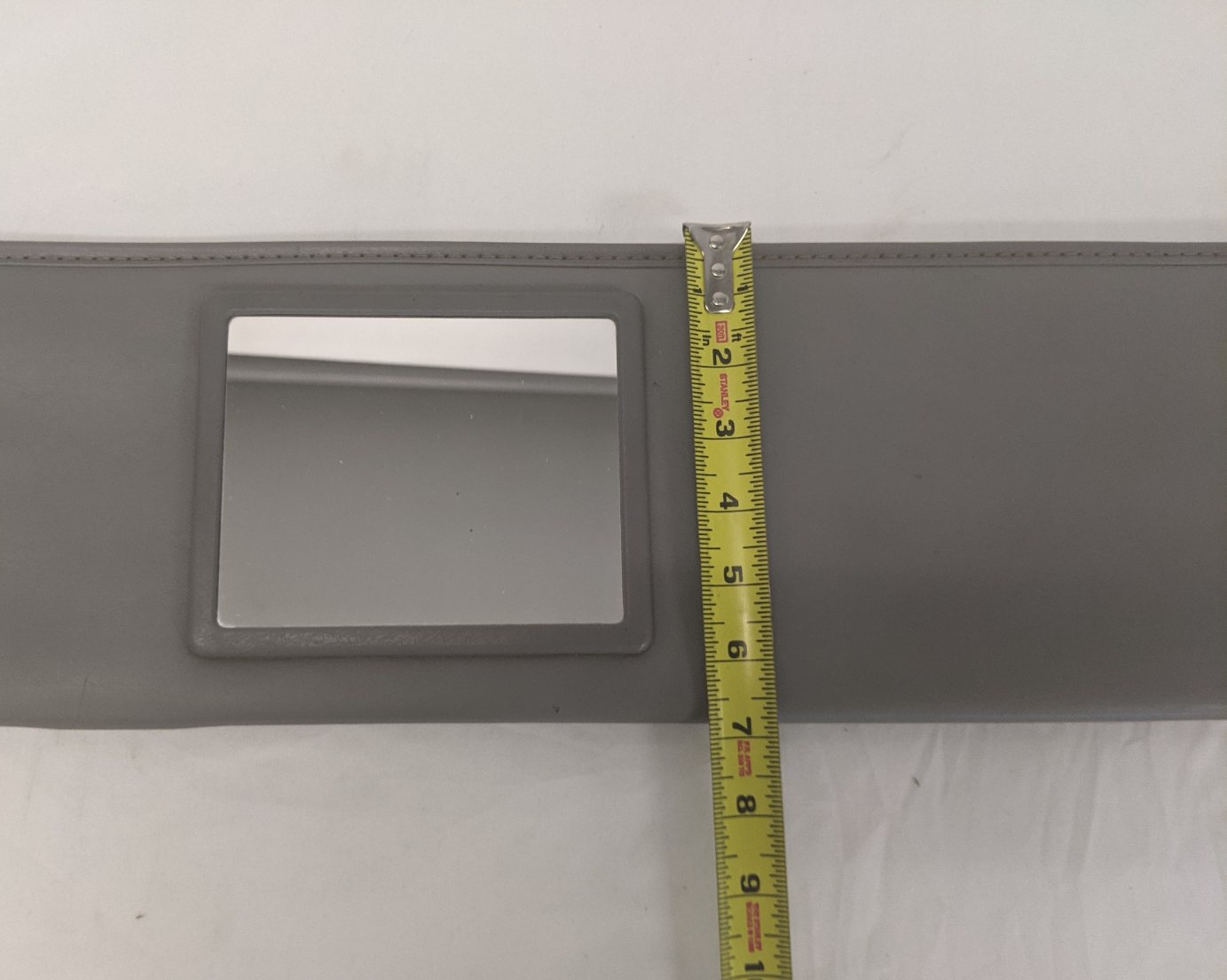 Used Freightliner Columbia RH Gray Interior Sunvisor w/ Mirror-P/N A22-58995-001