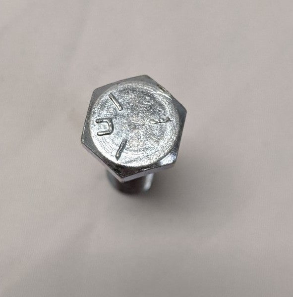 3/8"-16 x 1 1/4" Grade 5 Hex Bolts - Zinc Plated, Fully Threaded, Lot of 100