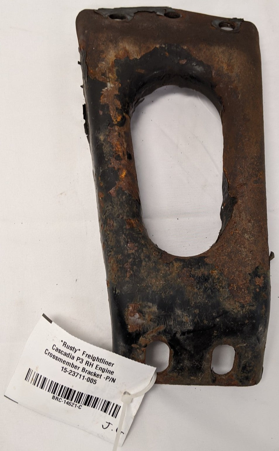 *Rusty* Freightliner Cascadia P3 RH Engine Crossmember Bracket -P/N 15-23711-005