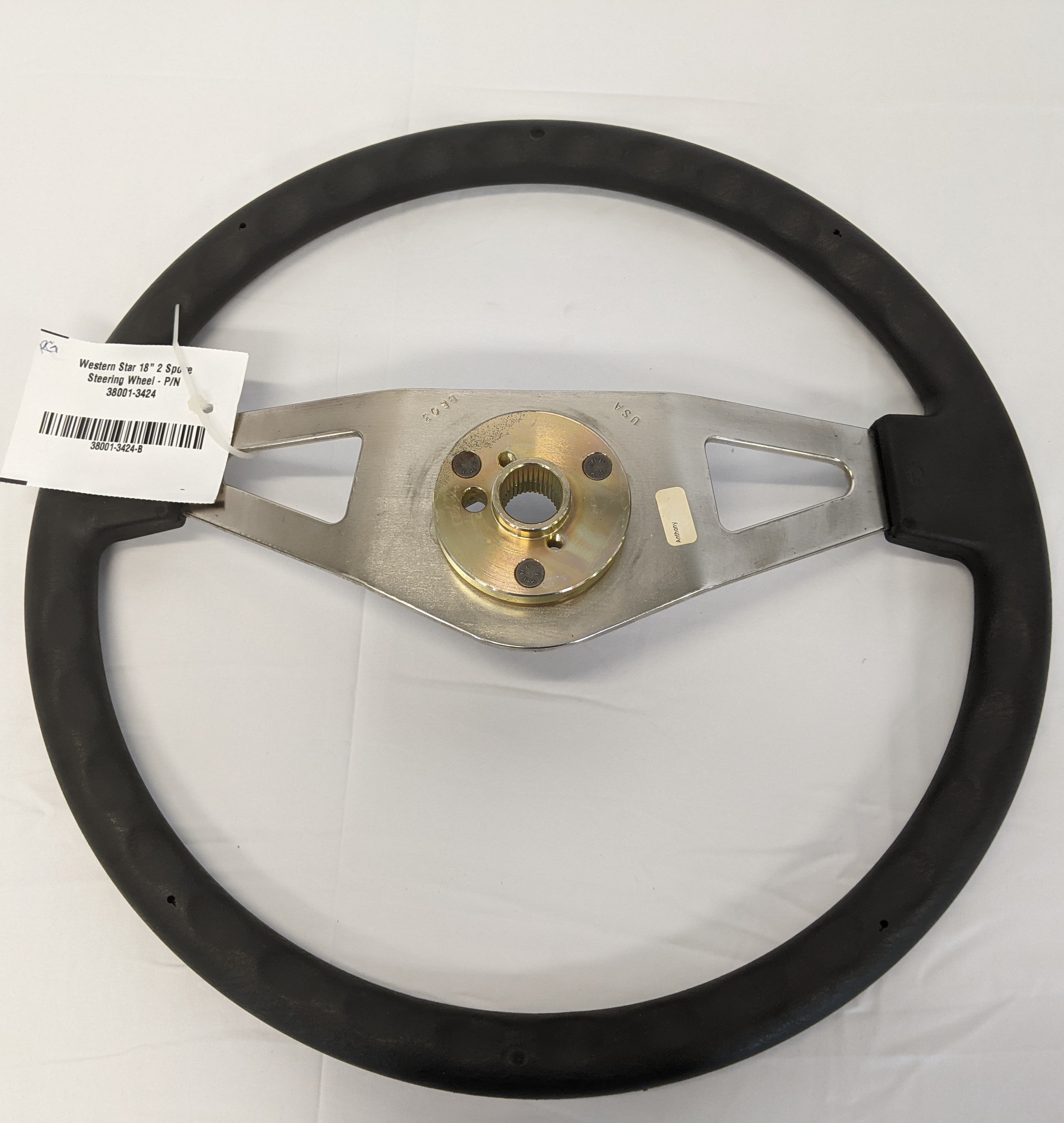 Western Star 18" 2 Spoke Steering Wheel - P/N  38001-3424 (3939609772118)