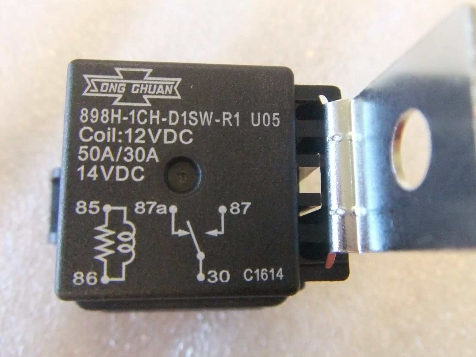 Mini Relay with Mounting Bracket - Song Ghuan Series 898 - P/N  23-11276-041 (3939594207318)