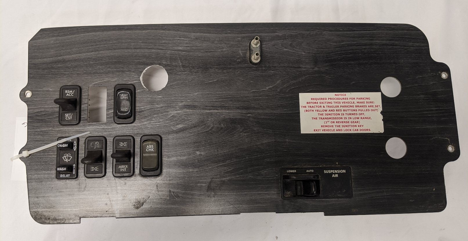 Used Freightliner Columbia Auxiliary Instrument Dash Panel  -  P/N 22-45867-010