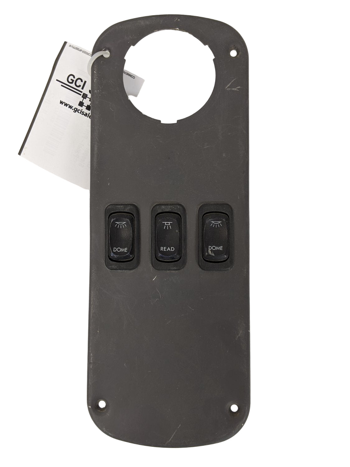 Used Freightliner Columbia Sleeper Lamp Switch Control Panel - P/N 22-43811-003