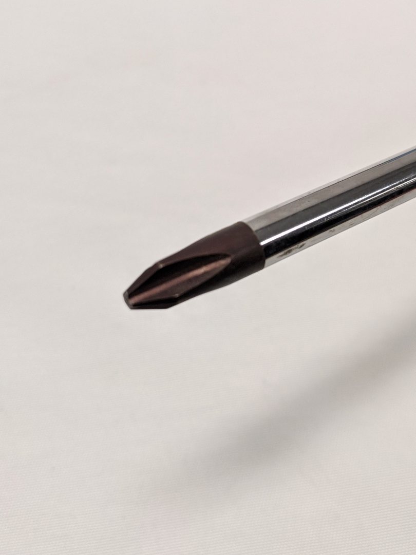 *Lot of 2* Used Klein Tools 7" Philips 603-7 Screwdriver Set