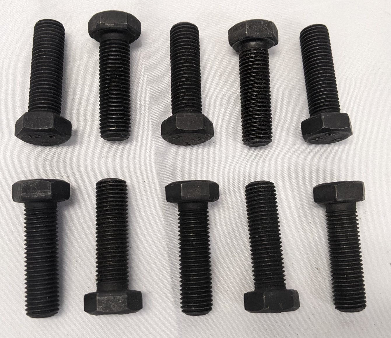 *Lot of 10* New M12-1.5mm x 40mm Fully Threaded Grade 10.9 Steel Hex Bolts