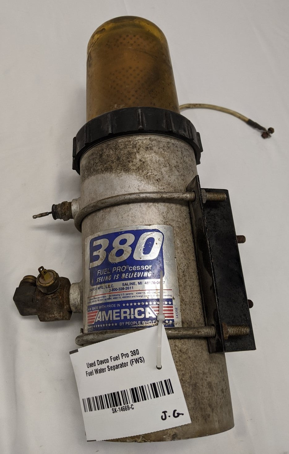 Used Davco Fuel Pro 380 Fuel Water Separator (FWS)