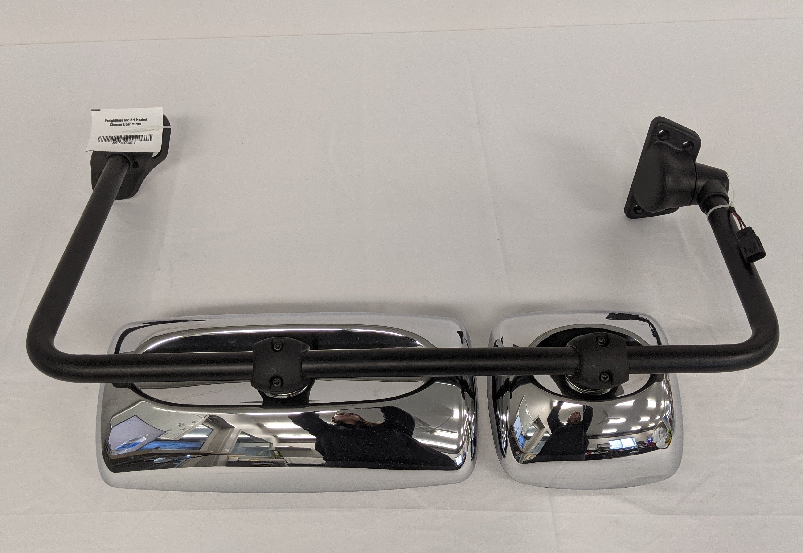 Freightliner M2 RH Heated Chrome Door Mirror - P/N  A22-74244-004 (5016711921750)