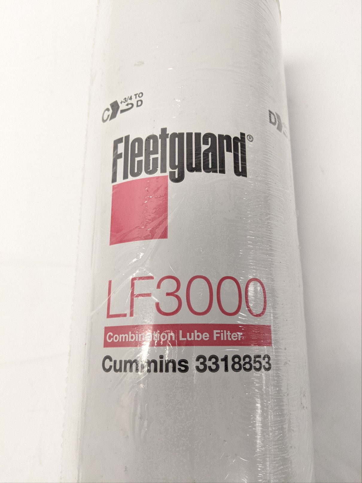 Fleetguard Full Flow Oil Lube Filter Spin-On | LF3000