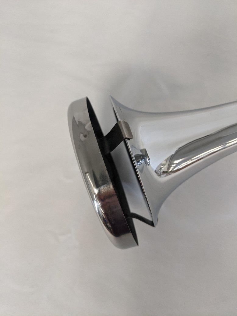 New Hadley 14" Chrome Air Horn - P/N  22-59130-000 (10104460706108)