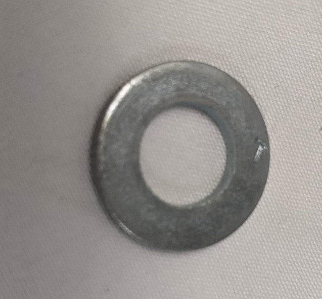 3/8" Zinc Plated Steel Flat Washers - Lot of 250 - 13/16" OD Corrosion Resistant