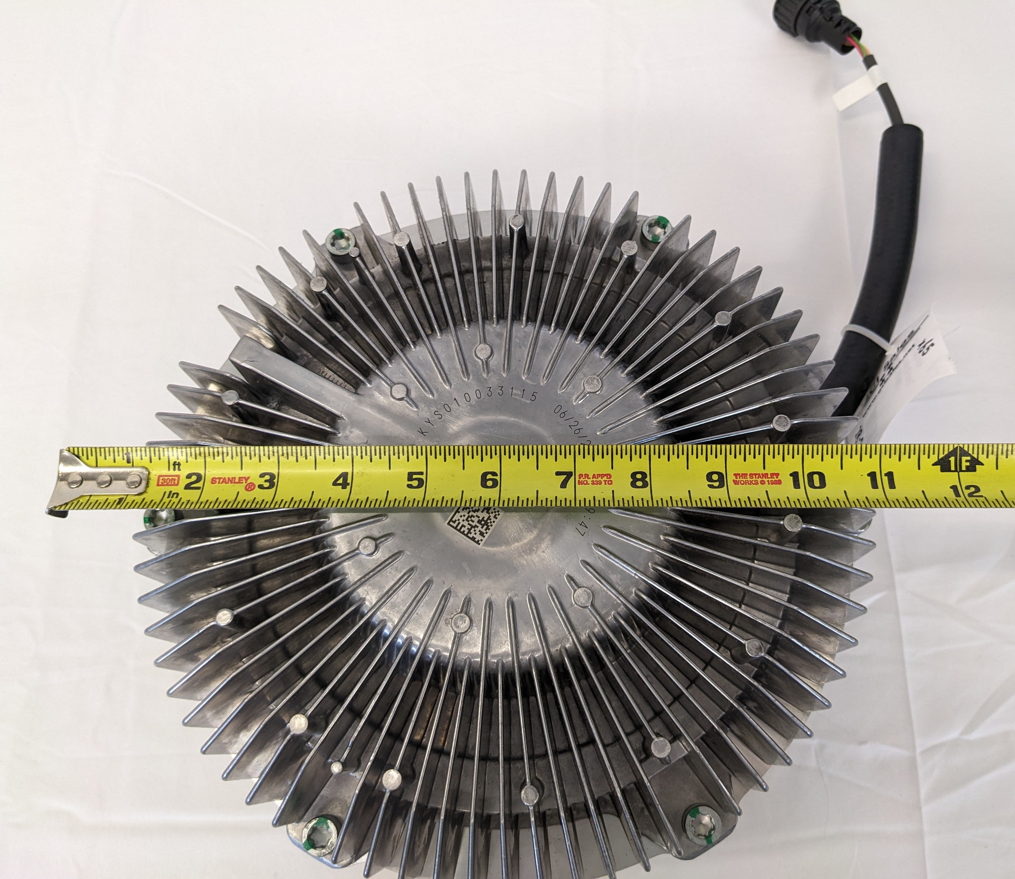 New Kysor DD13 U206 Thread-On Viscous Fan Clutch - P/N KYS 010033115 (10085640110396)