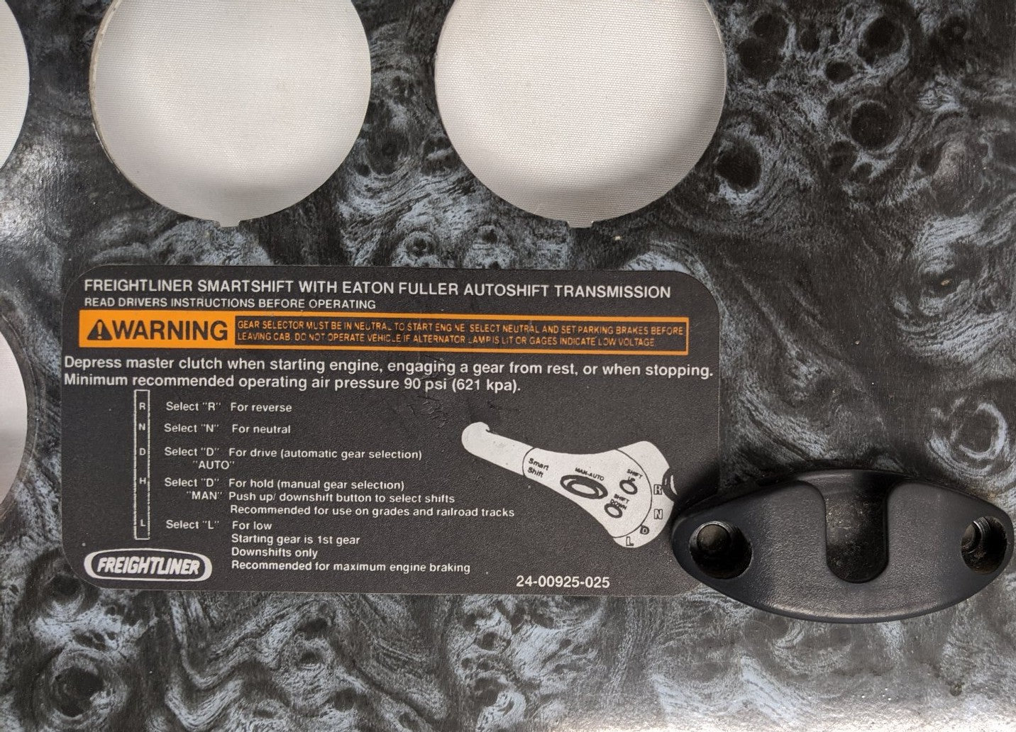 Freightliner Columbia Auxiliary Dash Instrument Panel - 22-45867-008