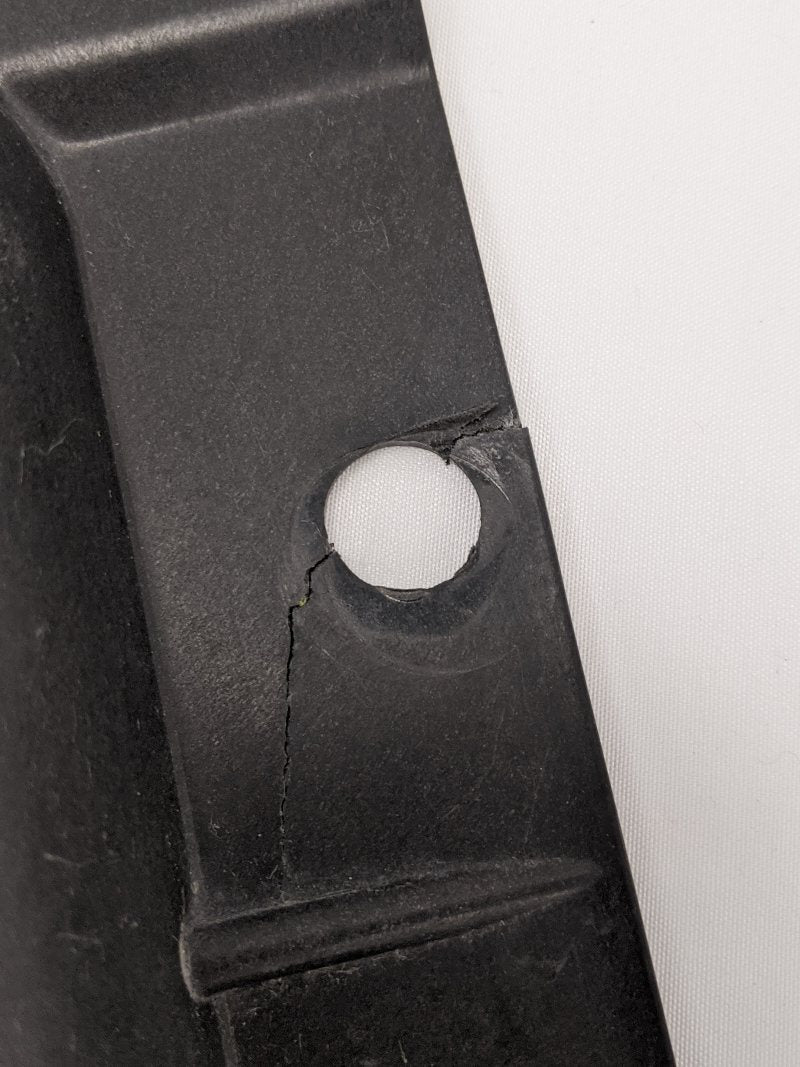 Damaged Freightliner Black Radiator Fan Shroud Top - P/N 05-30848-000