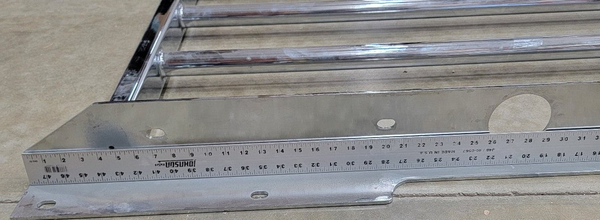 Western Star 49X Chrome Bumper Grille Guard - P/N  A21-29158-001