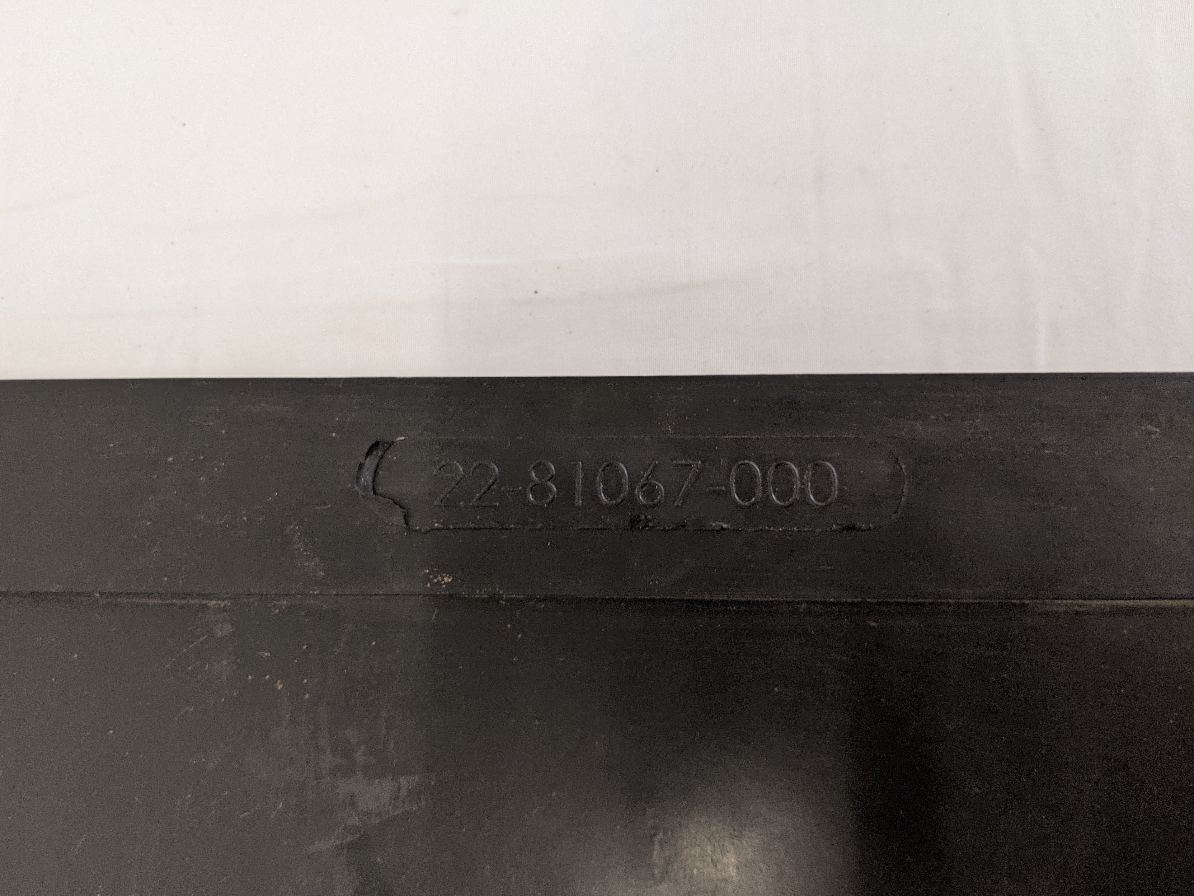 *Stained* Western Star LH 24 Inch Rear Mud Flap w/ Logo - P/N 22-81067-000 (10140332458300)