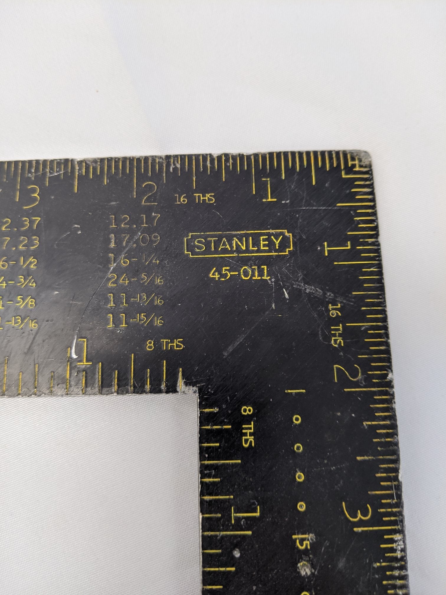 Stanley 24" Carpenter Square - Framing Square 45-011, Aluminum, Lot of 4 Used