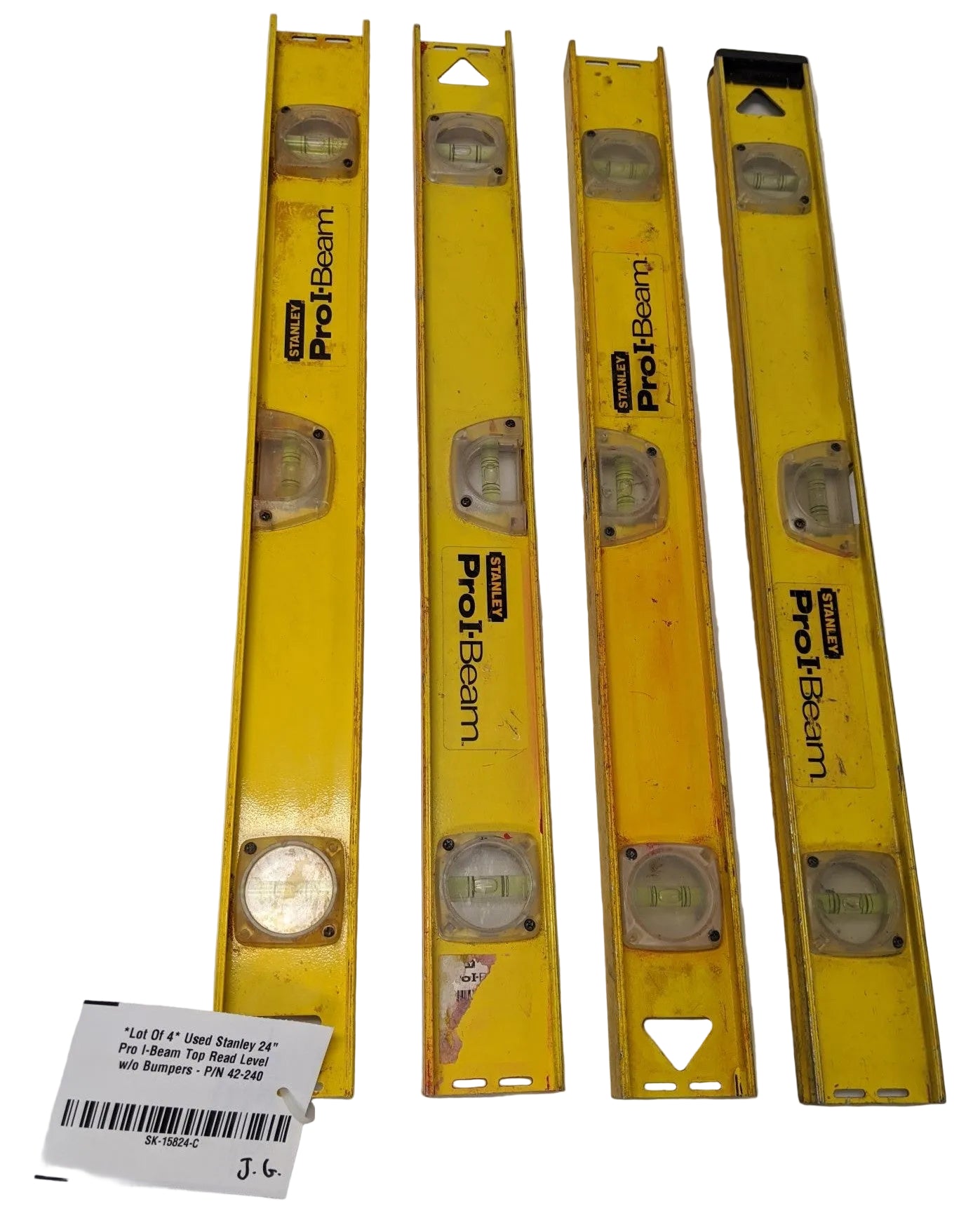 Stanley 24" Pro I-Beam Level -42-240 - Lot of 4