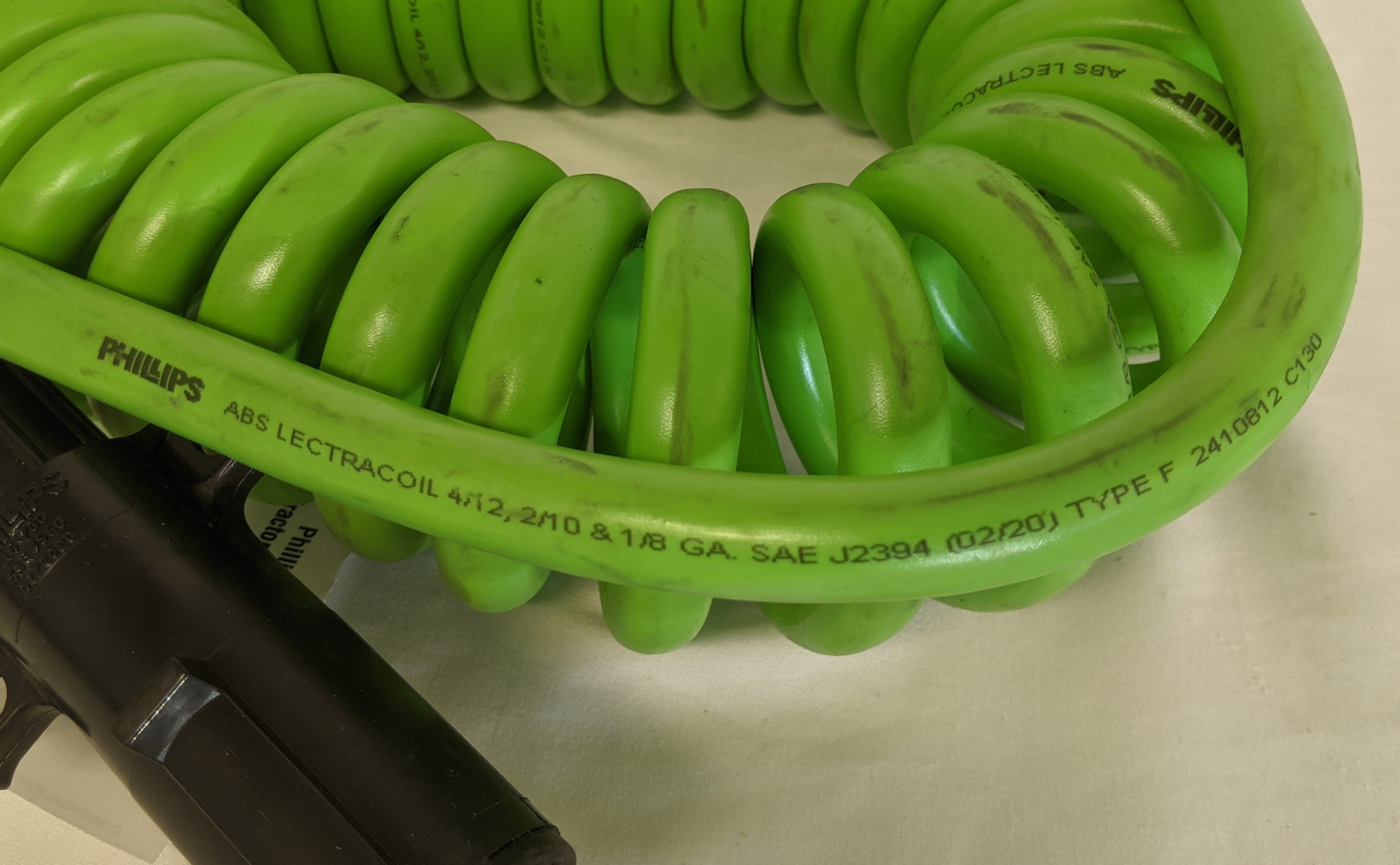Phillips 20 Ft. Coiled Tractor to Trailer Electrical Cable - P/N  PHM 41FL55 001 (4980289077334)