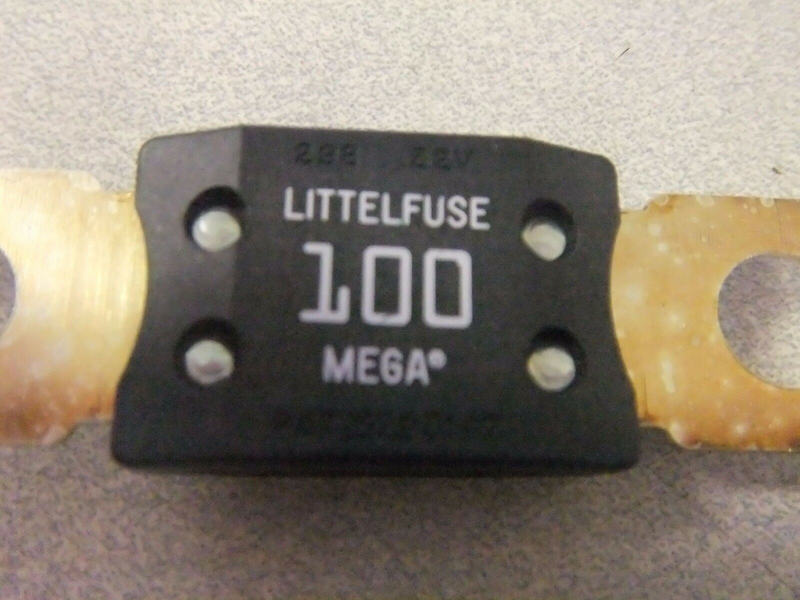 Littelfuse Bolt-Down 100 Amp Mega Fuse - 298 Series (Set 2) - P/N  23-13607-100 (3939596861526)