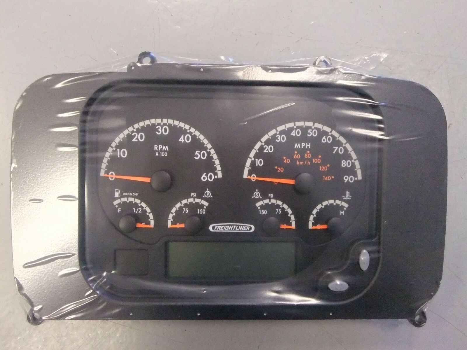 Freightliner FCCC Six Gauge Instrument Cluster Panel - P/N  A22-71580-000 (4023611981910)