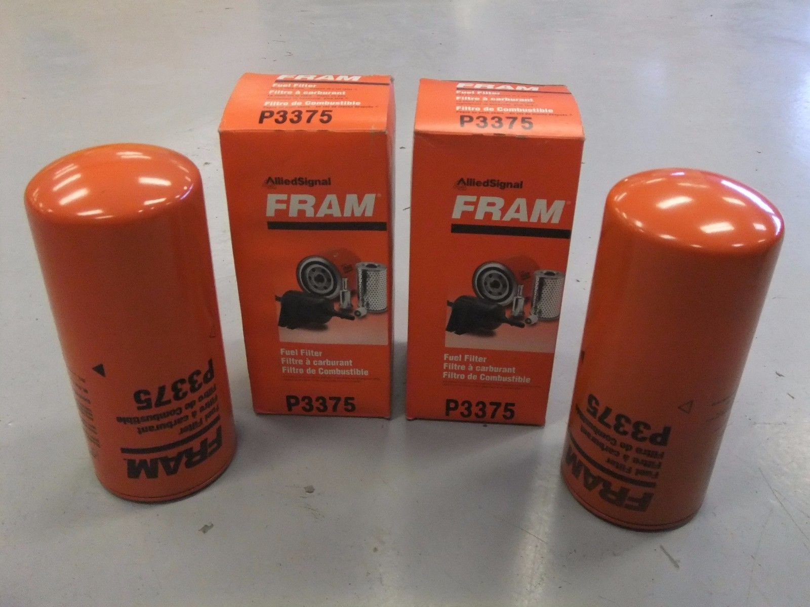 *Lot Of 2* Fram P3375 Fuel Filters - P/N  P3375 (3962845495382)