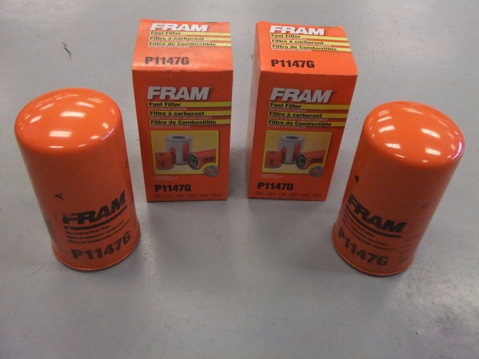 FRAM P1147G- Fuel Filters - **Lot Of Two** (4023588946006)