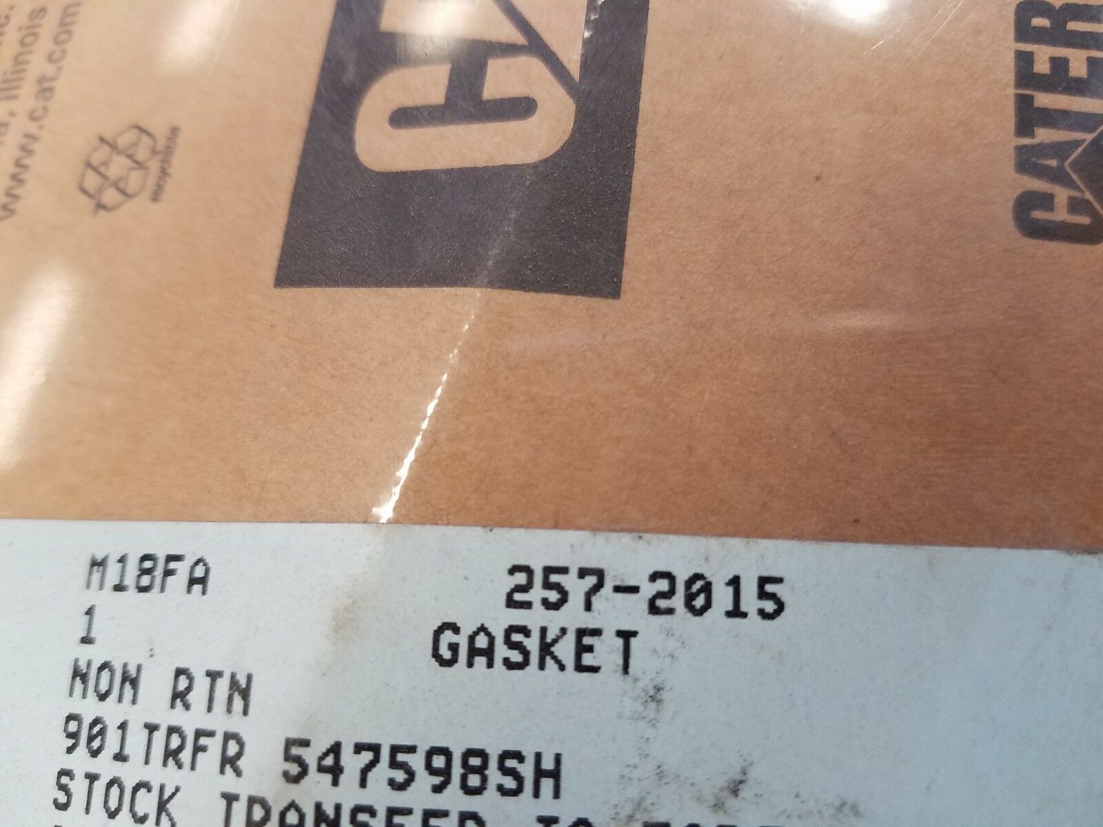 Caterpillar - CAT Gasket - P/N  257-2015 (3939599777878)