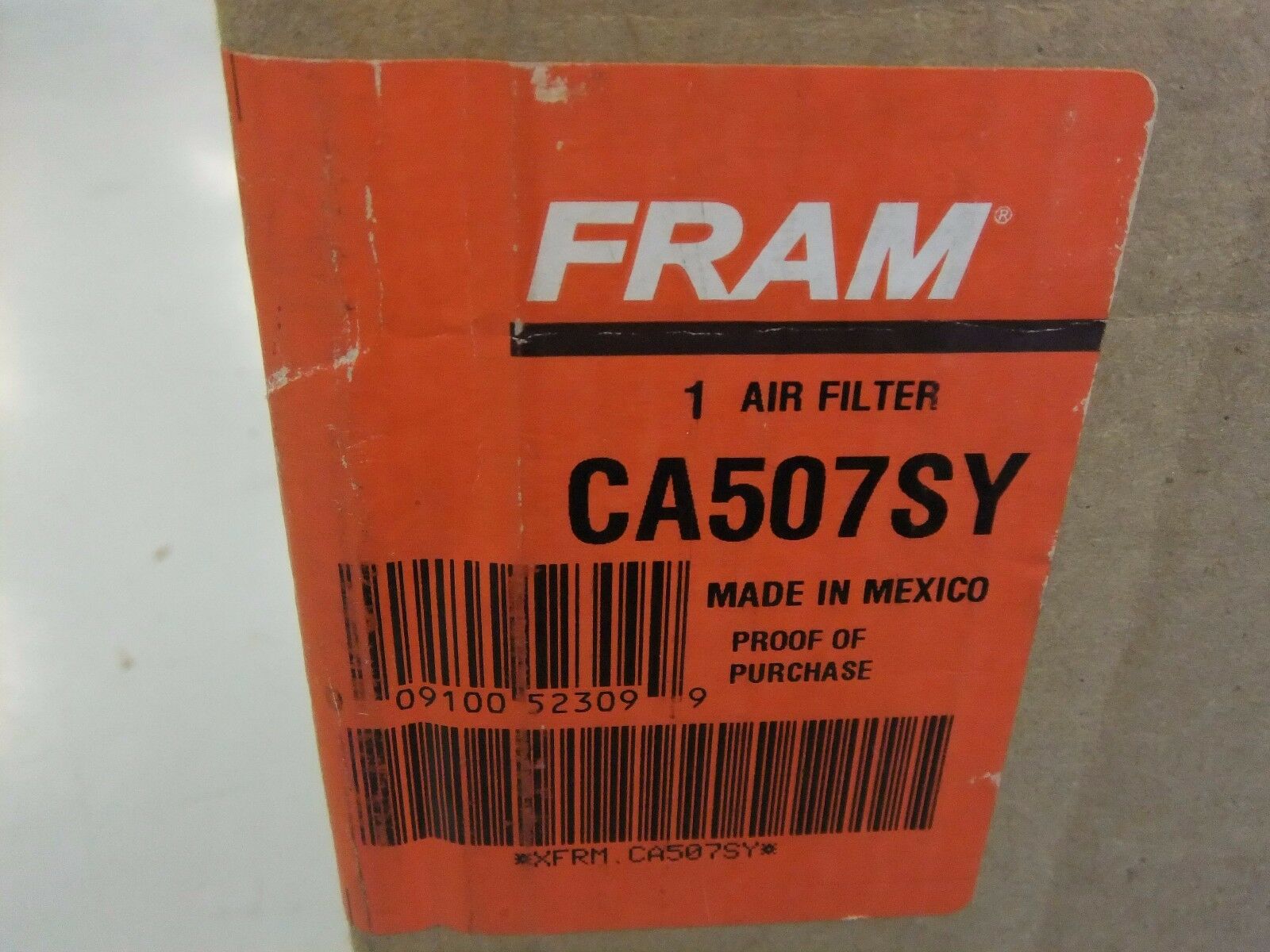 Fram Heavy Duty Metal End Air Filter - P/N CA507SY (3961822380118)