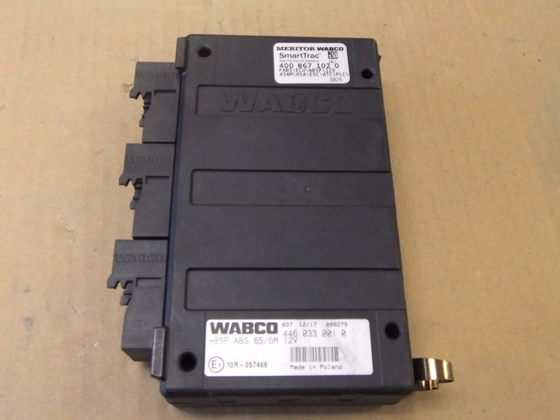 Damaged Freightliner Wabco/Meritor ABS Controller - P/N  400 867 102 0 (3939620028502)