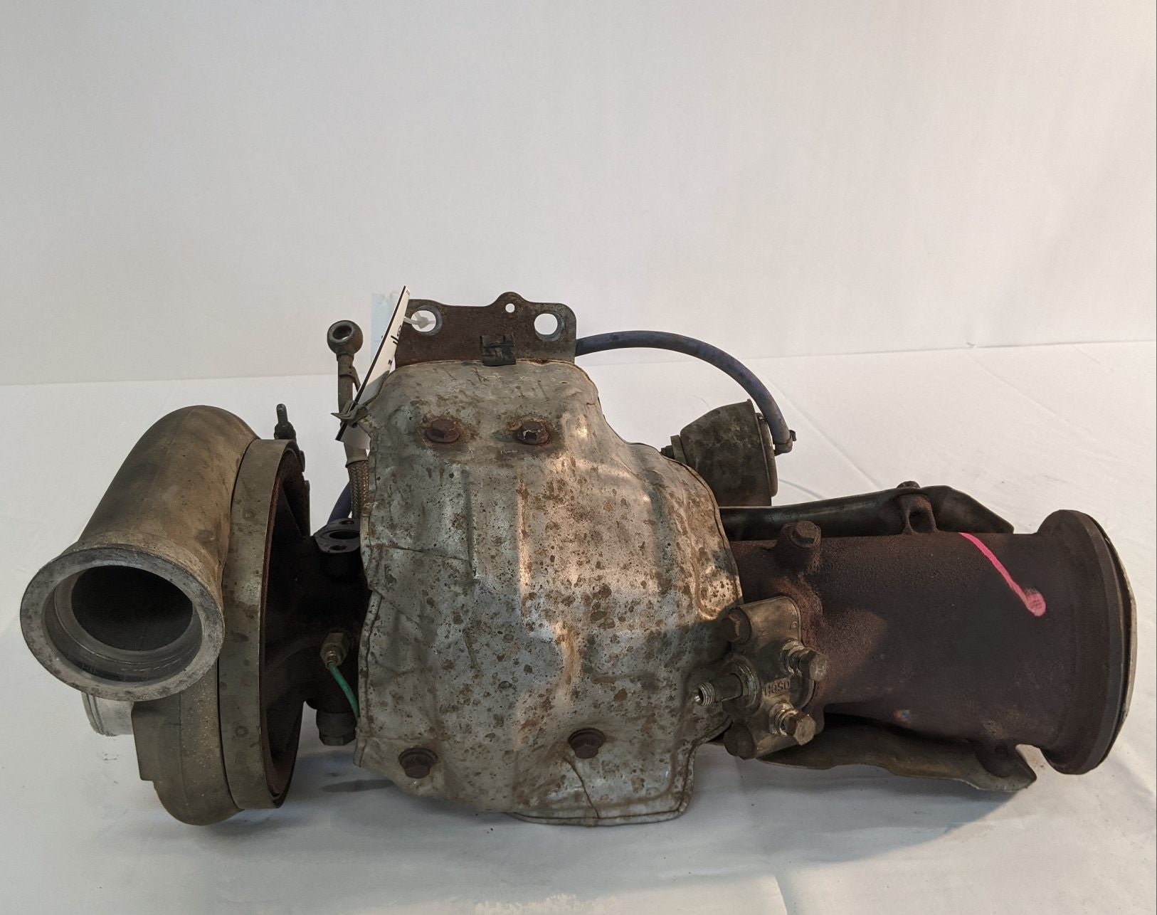 Used Detroit DD15 Engine Turbocharger w/ Outlet Pipe - P/N A 472 090 14 80